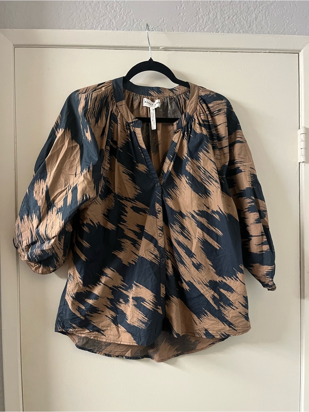 Apiece Apart Animal Ikat Mitte Top Size L